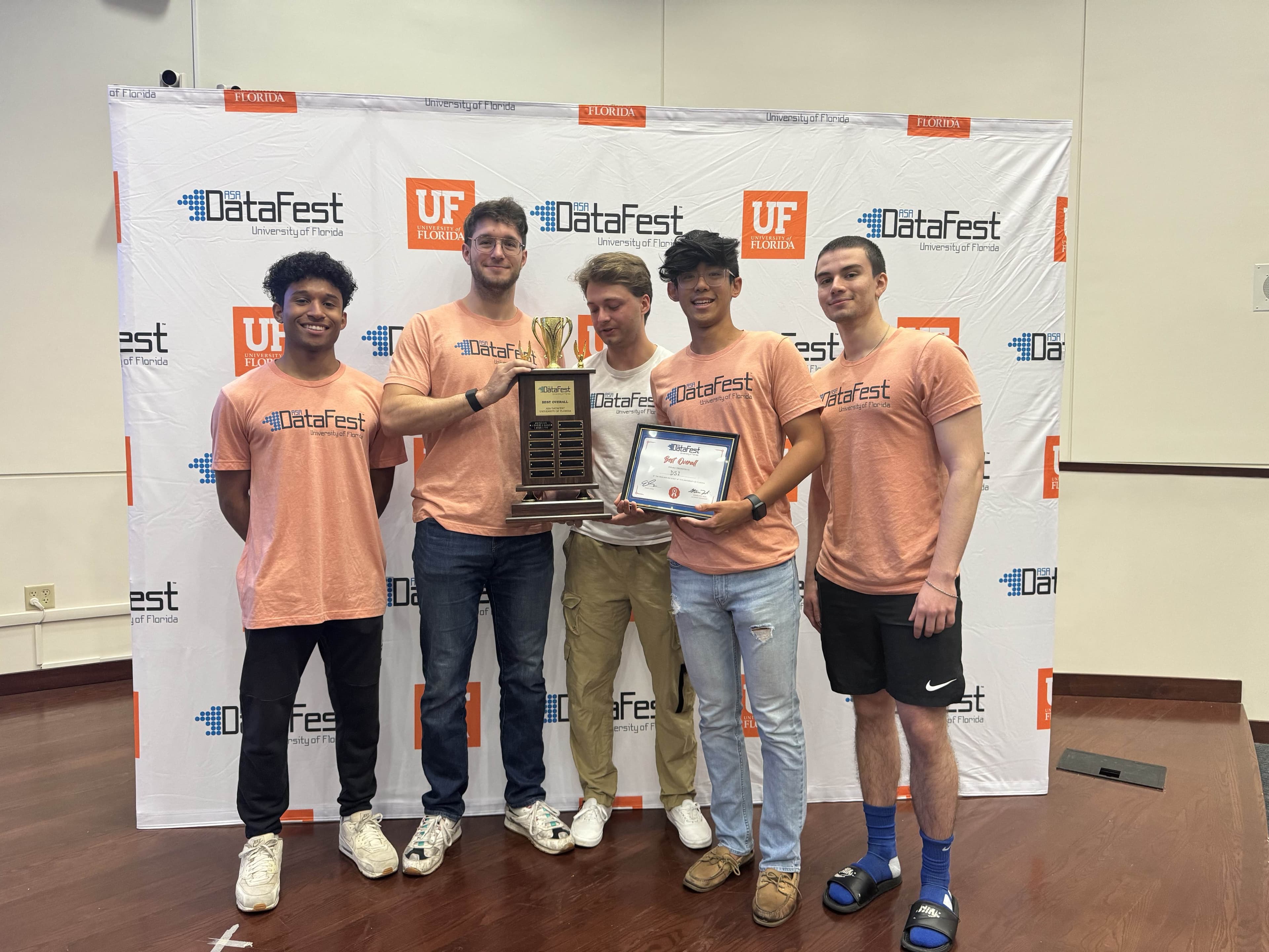DSI members win Best Overall at DataFest 2024